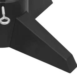 The Living Store Kerstboomstandaard Kunststof - 55.5 X 55.5 X 15 Cm - 2.1 M - 1.3 Liter - 40-105 Mm - Montage Vereist New