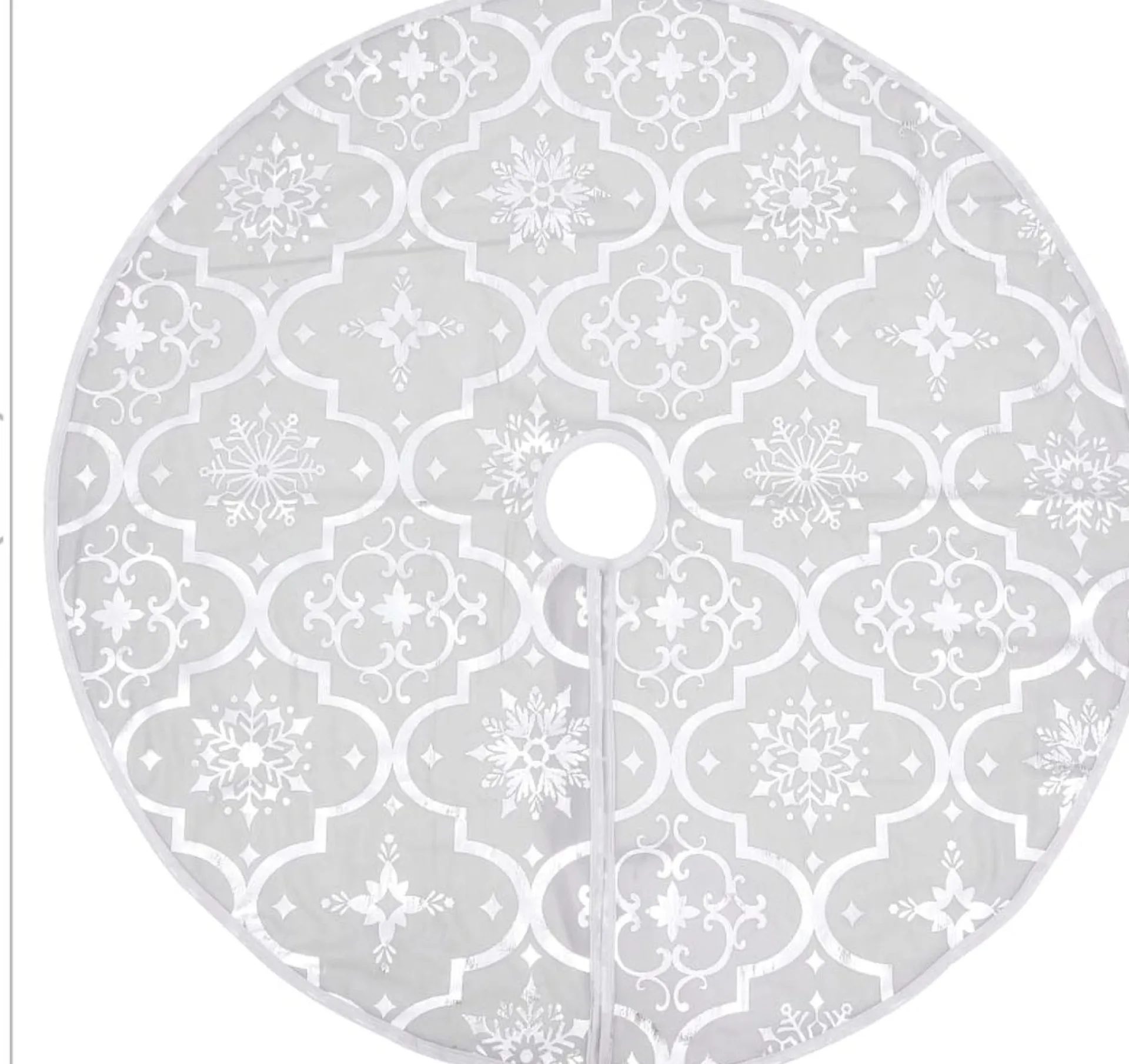 The Living Store Kerstboomrok Luxe Met Sok 90 Cm Stof Kerstboomrok Wit Shop