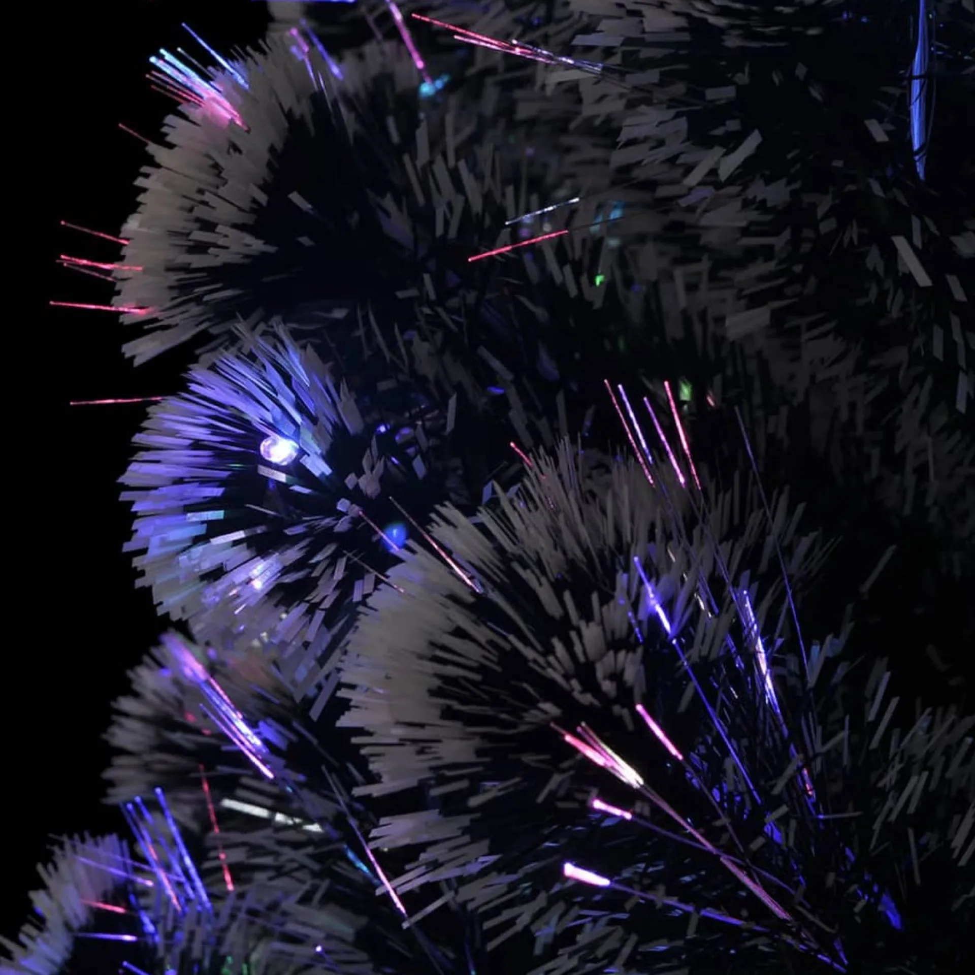 The Living Store Kerstboom - Groen Glasvezel En Staal - 180 Cm - 220 Takken - Led Verlichting New