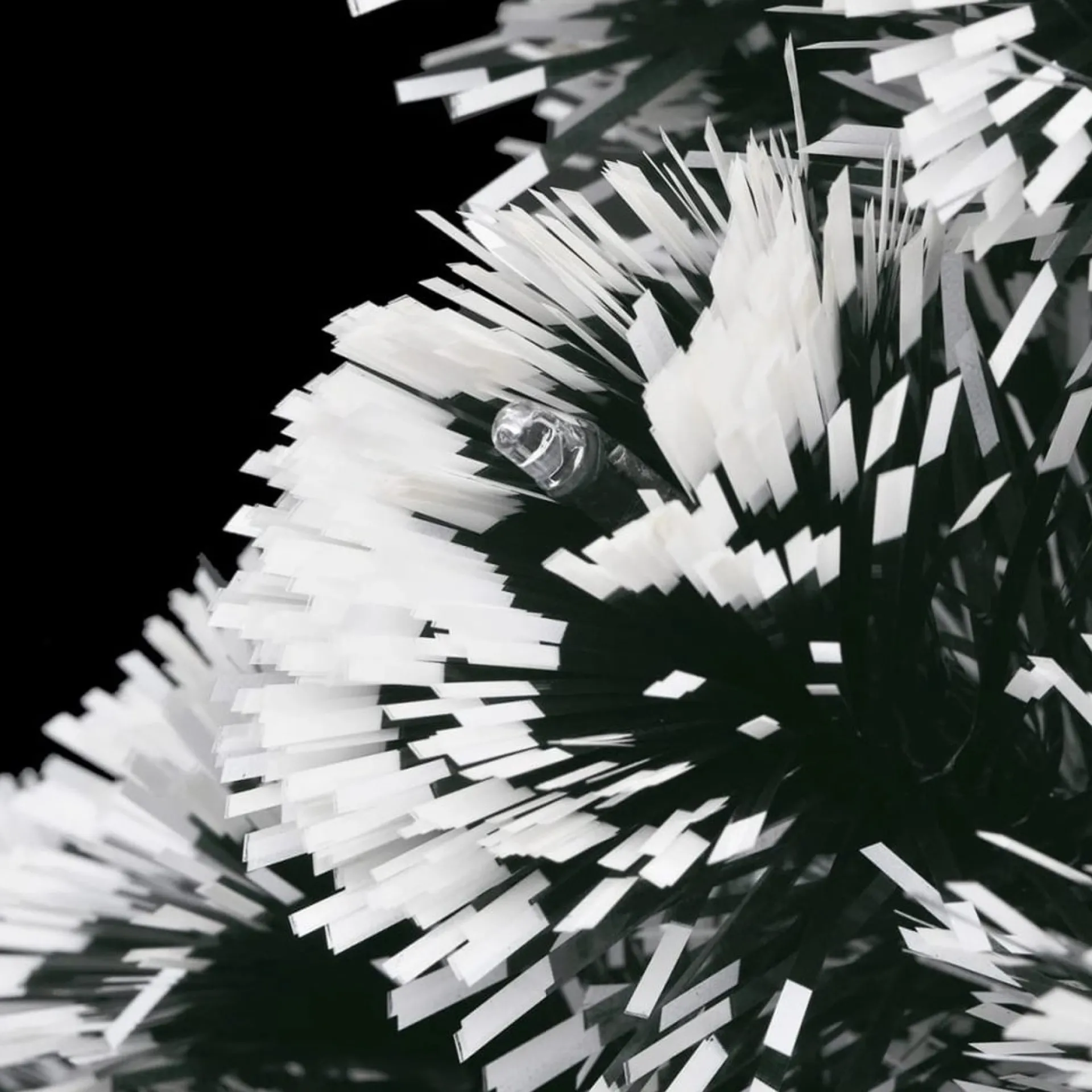 The Living Store Kerstboom - Groen Glasvezel En Staal - 180 Cm - 220 Takken - Led Verlichting New