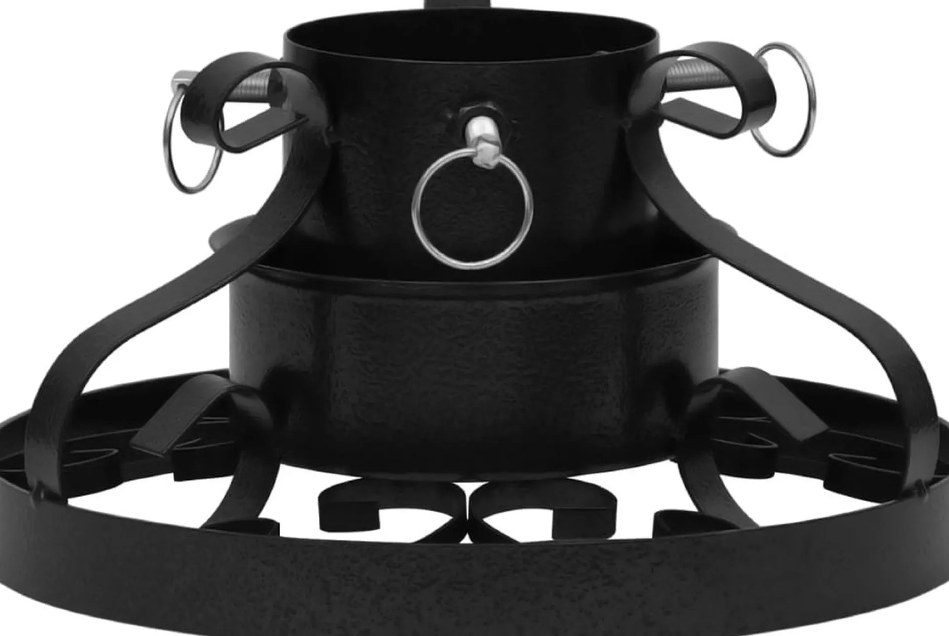 The Living Store Kerstboomstandaard - Metaal - 29X29X15.5 Cm - Antiek Patroon Best