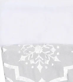 The Living Store Kerstboomrok Sneeuwpatroon 150 Cm - Inclusief Kerstsok Wit Store