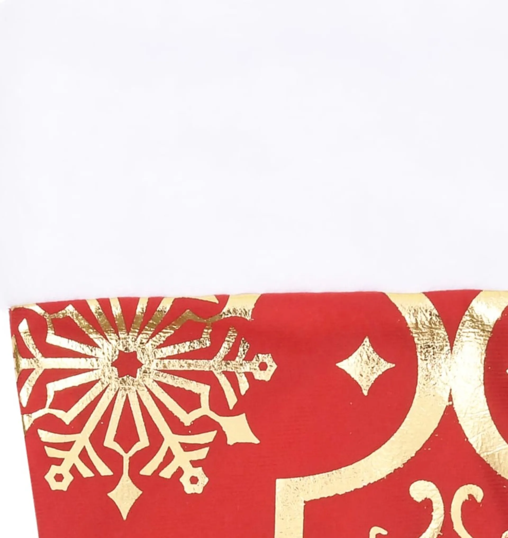 The Living Store Kerstboomrok 122 Cm - Met Sneeuwpatroon - Inclusief Kerstsok Rood Sale