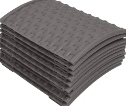 The Living Store Kerstboomkraag - Rattan-Look - Kunststof 57 Cm - 65 Cm - 19.5 Cm Best