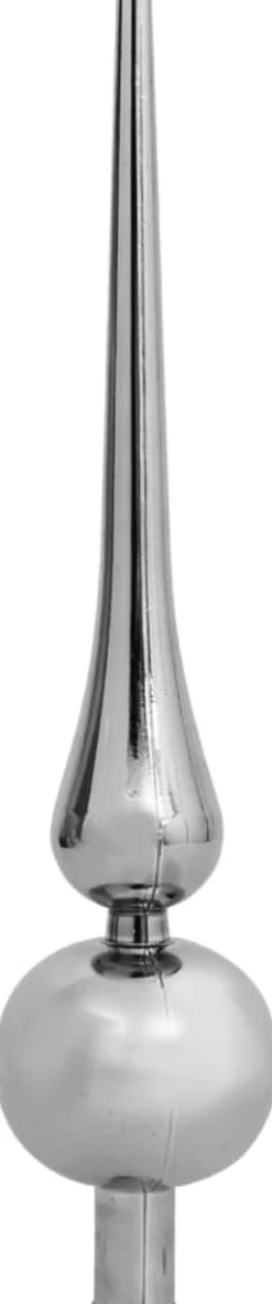 The Living Store Kunstkerstboom - Blauw - 120 Cm - Pvc - Led-Verlichting Discount