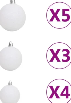 The Living Store Kunstkerstboom - Blauw - 120 Cm - Pvc - Led-Verlichting Discount