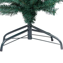 The Living Store Kunstkerstboom - 210 Cm - Groen Pvc - Stalen Poten - 435 Uiteinden Store