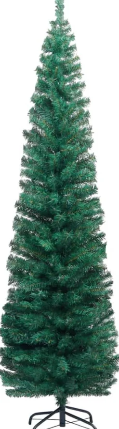 The Living Store Kunstkerstboom - 210 Cm - Groen Pvc - Stalen Poten - 435 Uiteinden Store