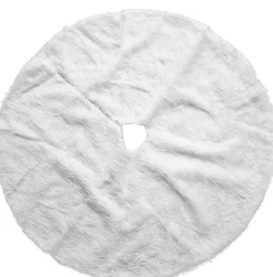 The Twiddlers Ronde Witte Pluche Kerstboomrok - Kerstaccessoire Sneeuweffect - Perfecte Feestdecoratie Voor Uw Kerstboom - 90 Cm Diameter - Past Bij Elke Boom. Best