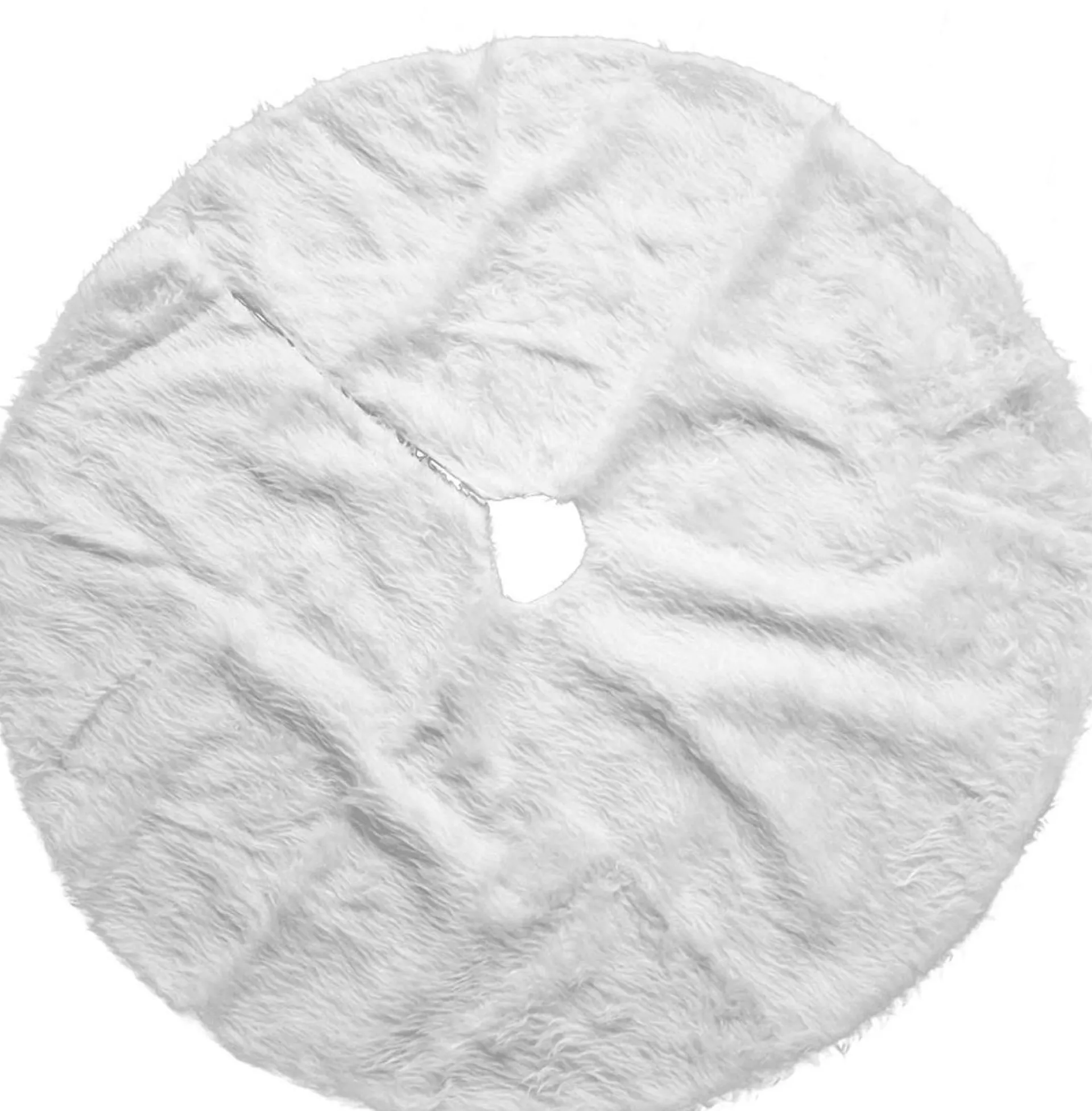 The Twiddlers Ronde Witte Pluche Kerstboomrok - Kerstaccessoire Sneeuweffect - Perfecte Feestdecoratie Voor Uw Kerstboom - 90 Cm Diameter - Past Bij Elke Boom. Best