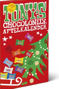 Tonyu0027s Chocolonely Tony's Chocolonely Mega Kerst Adventskalender Chocolade 2023 - Grote Aftelkalender - Kerst Cadeau - Sint Kado - 10 Verschillende Smaken Tiny Tony's In Een Kerstkalender - Fairtrade Belgische Chocolade Shop
