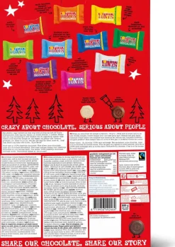 Tonyu0027s Chocolonely Tony's Chocolonely Mega Kerst Adventskalender Chocolade 2023 - Grote Aftelkalender - Kerst Cadeau - Sint Kado - 10 Verschillende Smaken Tiny Tony's In Een Kerstkalender - Fairtrade Belgische Chocolade Shop