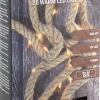 Svenska Living Touwverlichting Jute Op Batterijen Met 20 Lampjes Warm Wit 200 Cm - Kerstverlichting Lichtsnoeren Kerstversiering Clearance