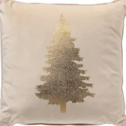 Merkloos Kerstkussens>Tree - Sierkussen 45X45 Kerst Decoratie - Velvet