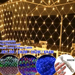 Trendopolis Magical Net Mesh Fairy String Lights - Betoverend Buitenlicht - 8 Verbluffende Modi - Waterdicht & Duurzaam - Eenvoudige Installatie Cheap