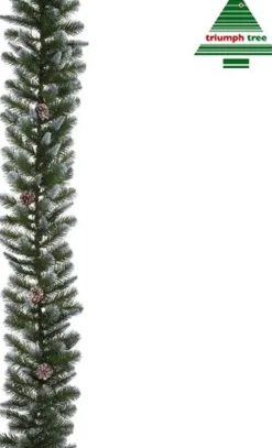 Triumph Tree Guirlandes> - Empress Guirlande Groen Frosted Tips 210 - L270Xd33Cm - Kerstbomen