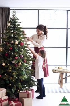 Triumph Tree - Forest Frosted Blauw Kerstboom Hoogte 215 Cm New