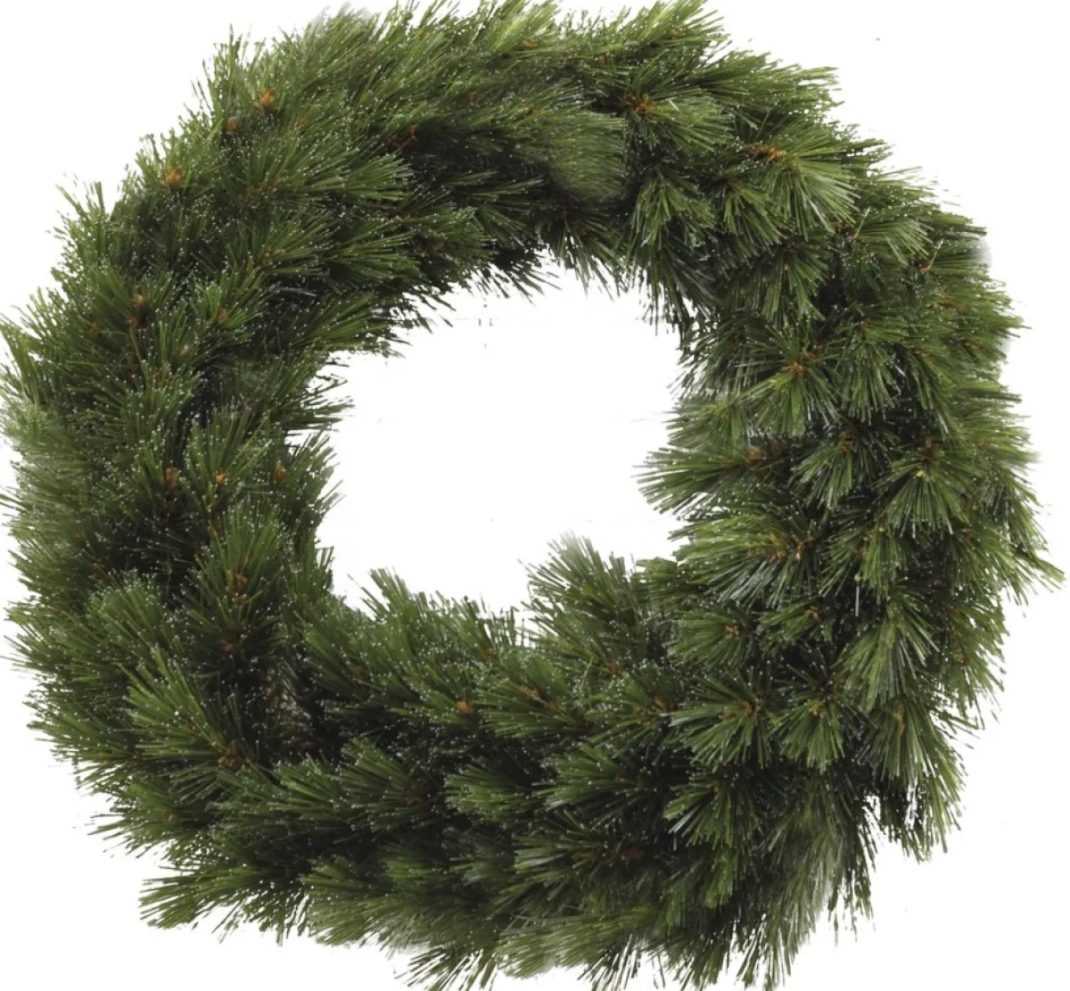 Triumph Tree Kerstkransen> - Forest Frosted Krans Groen Tips 320 - D90Cm - Kerstbomen