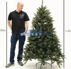 Triumph Tree - Kerstboom Forest Frosted H185D130 Newgrowth Blue Tips 942 Best