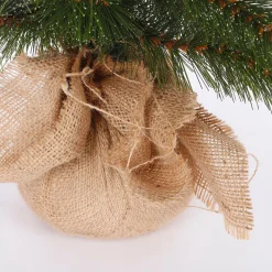 Triumph Tree Forest Frosted Kunstkerstboom In Jute - H60 X O46 Cm - Groen Clearance