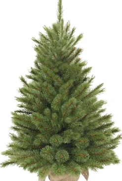 Triumph Tree Forest Frosted Kunstkerstboom In Jute - H60 X O46 Cm - Groen Clearance