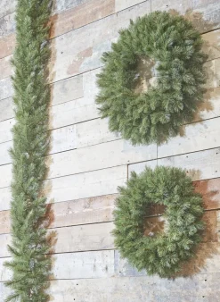 Triumph Tree Kerstkransen></noscript> Forest Frosted Kerstkrans - O45 Cm - Groen