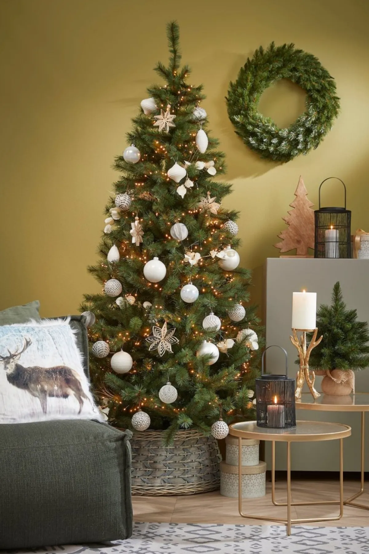 Triumph Tree Kerstkransen> Forest Frosted Kerstkrans - O60 Cm - Groen