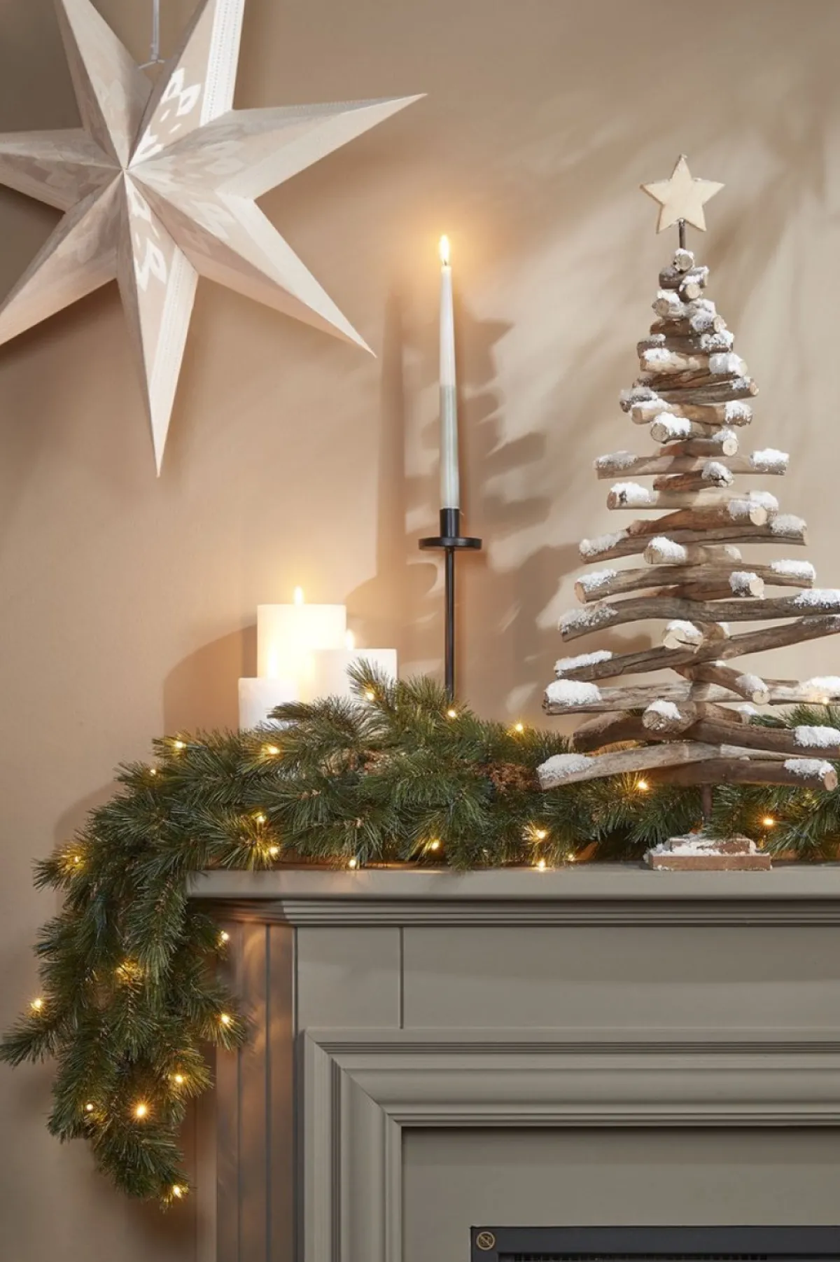 Triumph Tree Guirlandes> Forest Frosted Guirlande Met Led Verlichting - L270 Cm - Groen