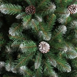 Triumph Tree Kunstkerstboom Empress Spruce Met Dennenappels Maat In Cm: 120 X 76 Besneeuwd - Besneeuwd New