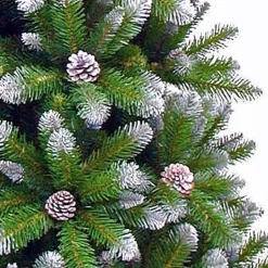 Triumph Tree Kunstkerstboom Empress Spruce Met Dennenappels Maat In Cm: 120 X 76 Besneeuwd - Besneeuwd New