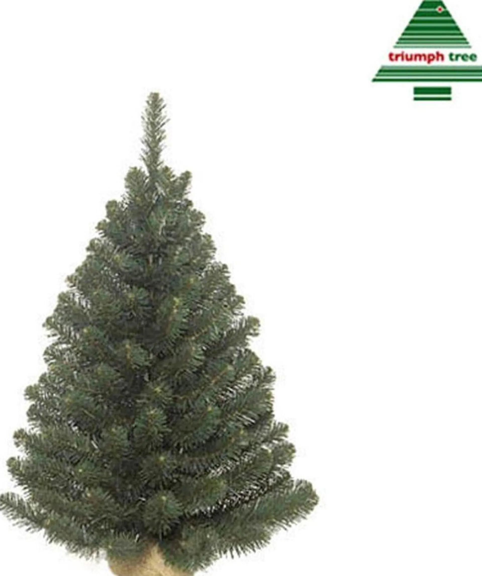 Triumph Tree Kunstkerstboom Met Jute Alpine Maat In Cm: 90 X 66 Groen - Groen Flash Sale
