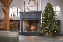 Triumph Tree Sherwood Deluxe Kunstkerstboom Met Led Verlichting - H120 X O94 Cm - Groen Discount