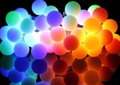 iso trade Tuinverlichting - Lichtslinger - Op Zonne- Energie - 6.70M - Multi Kleur - O2Cm - 50 Solar Color Led - Met 8 Standen - Ip65 Discount