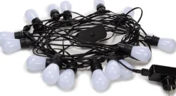 Vellight Tuya Led - 15 M - 15 Witte Lampen - Zwarte Draad - Smart Cheap