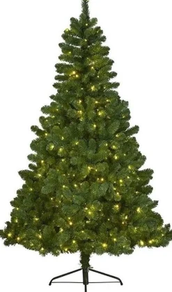 Decoris Tweedekans Kunst Kerstboom Imperial Pine Met Verlichting 120 Cm Discount