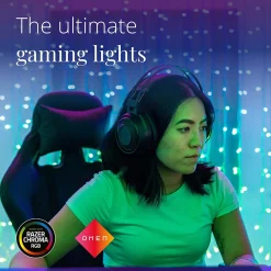 Twinkly Curtain – App-Gestuurde Led Gordijn Lichtsnoer Met 210 Rgb + W (16 Miljoen Kleuren + Warm Wit) Led's. 1,5 X 2,1 Meter. Transparante Draad. Binnen En Buiten Slimme Verlichting Decoratie Sale