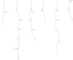 Twinkly Icicle Lichtgordijn - Binnen/Buiten - Rgbw - 190 Led-Lichtketting - Decoratie - App-Gestuurde - Zwart Fashion