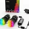 Twinkly Strings- Lichtsnoer - 40 Meter - Led Verlichting - 400Led Rgb - Dimbaar - Binnen & Buiten - Verbind Met Bluetooth Of Wifi - Werkt Met Homekit, Homey, Alexa, Google Home En Razer Chroma Store
