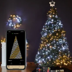 Twinkly Strings- Lichtsnoer - 20 Meter - Led Verlichting - 250Led Rgb - Dimbaar - Binnen & Buiten - Verbind Met Bluetooth Of Wifi - Werkt Met Homekit, Homey, Alexa, Google Home En Razer Chroma Online