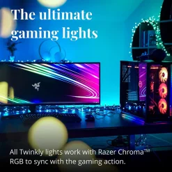 Twinkly Strings- Lichtsnoer - 20 Meter - Led Verlichting - Gekleurd & Warm Licht - Dimbaar - Binnen & Buiten - Verbind Met Bluetooth Of Wifi - Werkt Met Homekit, Homey, Alexa, Google Home En Razer Chroma Hot