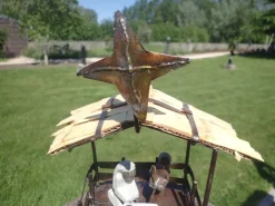 Wereldbeeld Kerststallen>Unieke Set Van 3 Kerstbeelden