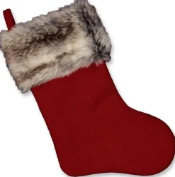 Unique Living Kerstsokken> | Cosy Christmas Sock Red