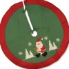 Unique Living - Jolly Christmas Treeskirt Groen Santa -Diameter 90 - Kerstboomkleed Online