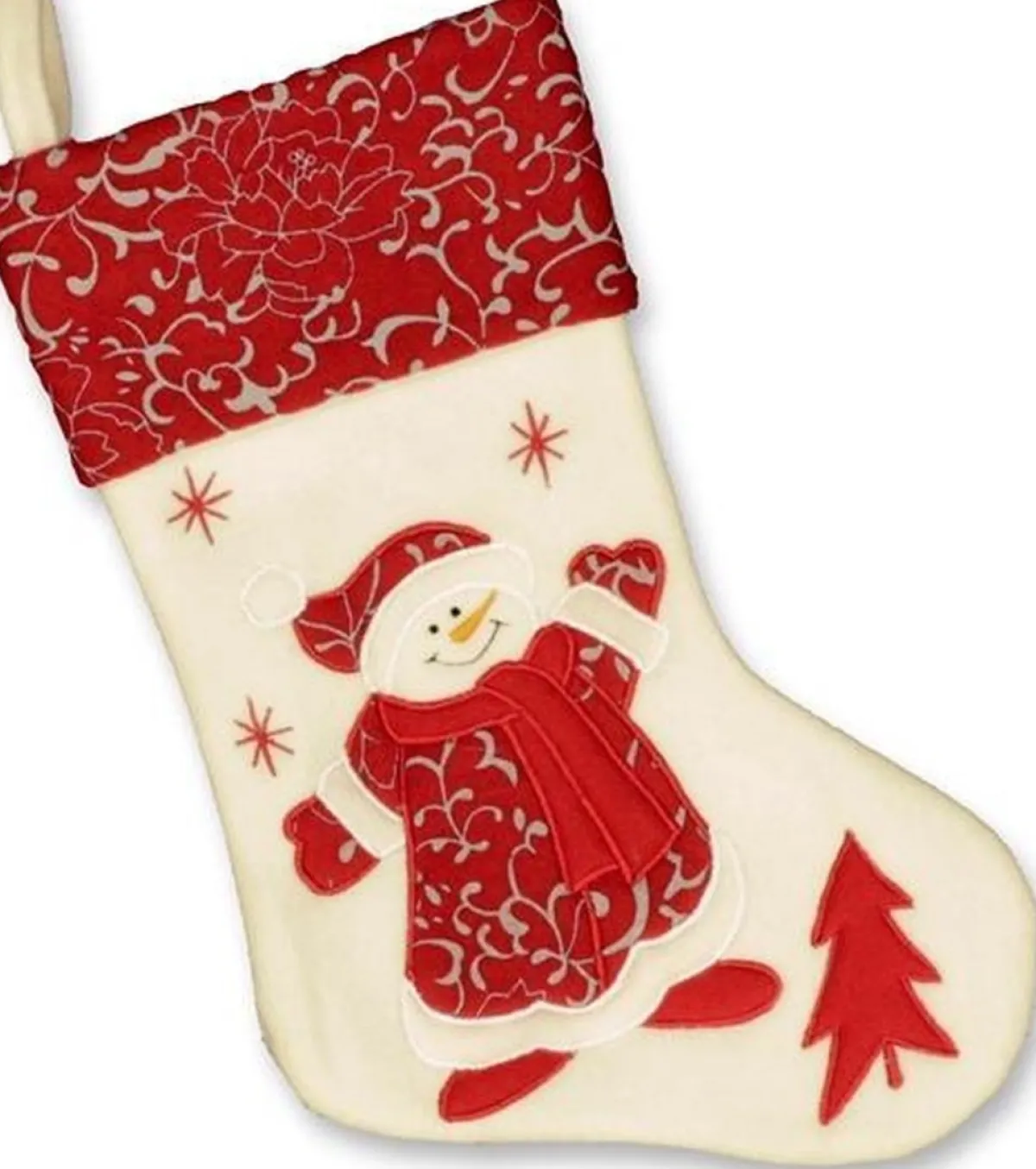 Unique Living Kerstsokken> | Sock Riga L38 Cm Snowman