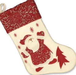 Unique Living Kerstsokken> | Sock Riga L45 Cm Santa