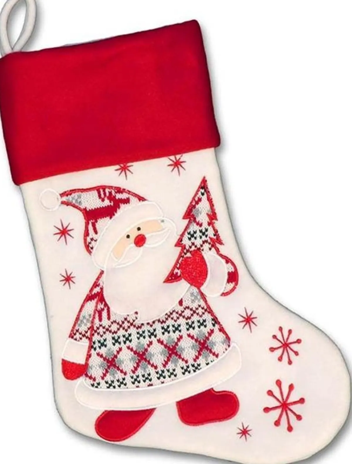 Unique Living Kerstsokken> | Sock Winterland Santa