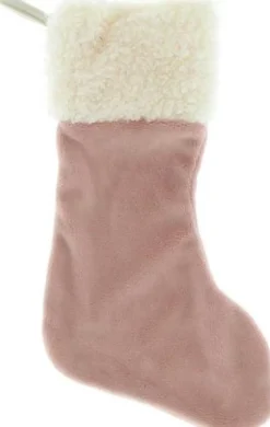 Unique Living Kerstsokken> | Stocking Coby 47X43X32Cm Old Pink