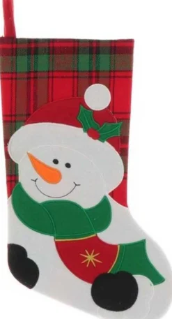 Unique Living Kerstsokken> | Stocking Daley 46Cm Snowman