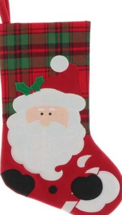 Unique Living Kerstsokken> | Stocking Daley 46Cm Santa