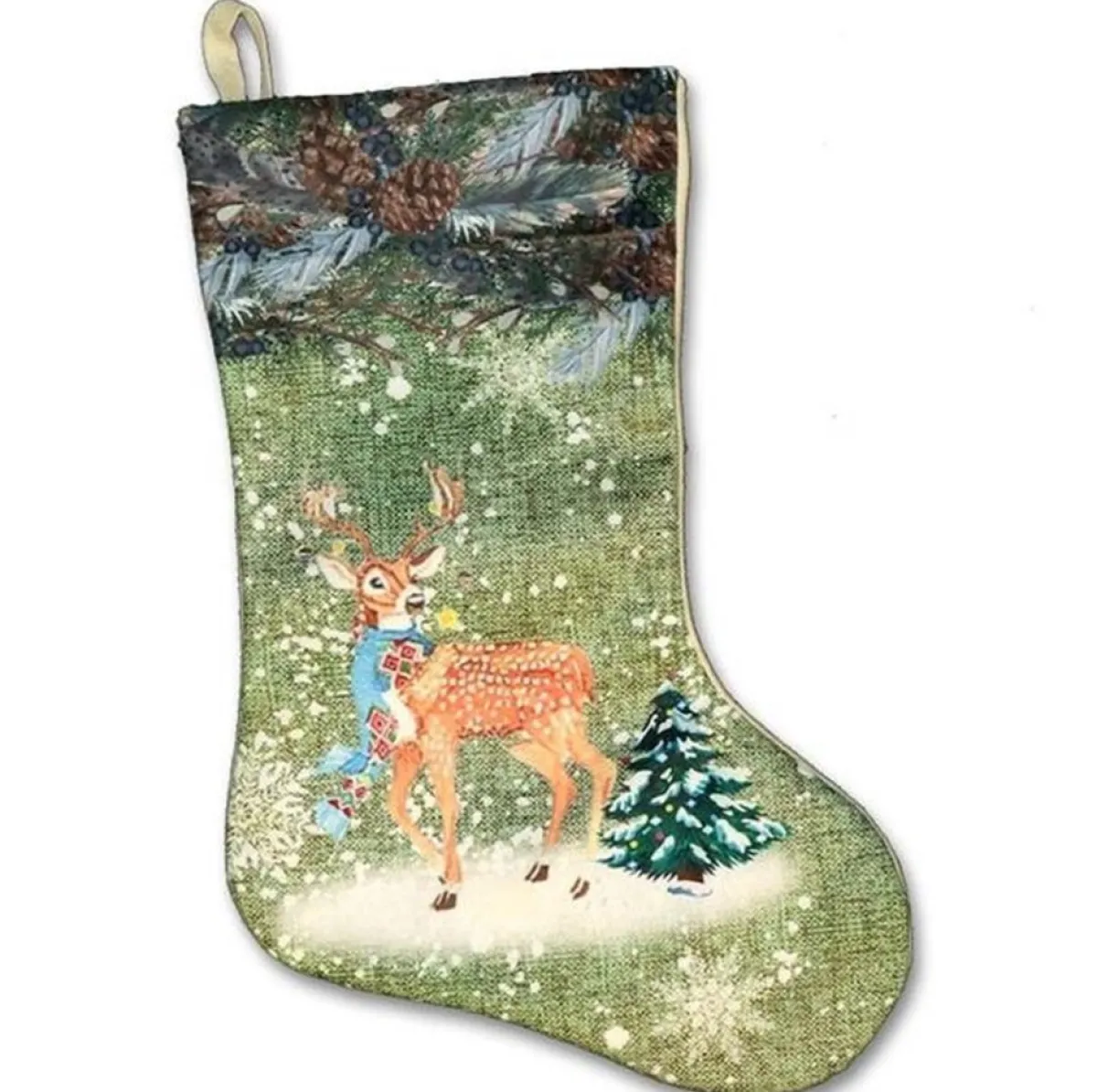 Unique Living Kerstsokken> | Stocking Santa